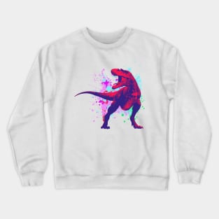 T-rex Dinosaur Splash Crewneck Sweatshirt